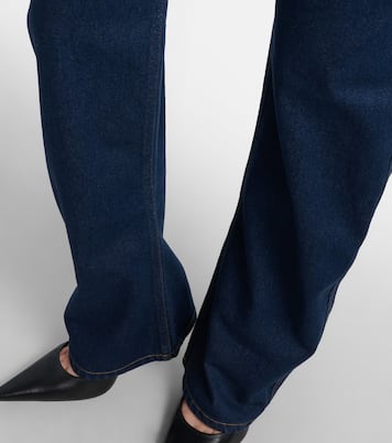 Printed mid-rise straight jeans | Jean Paul Gaultier