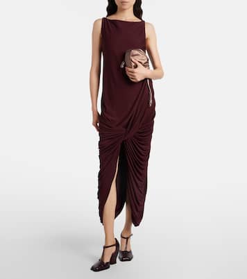 Flamenco Mini metallic leather clutch | Loewe