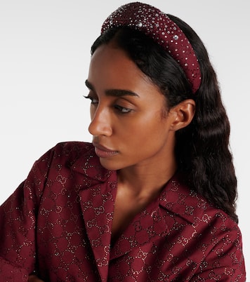 GG crystal-embellished headband | Gucci