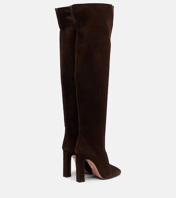 Bottes Joplin 105 en daim | Aquazzura