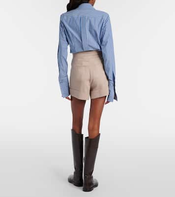 Wool, mohair, and silk shorts | Max Mara