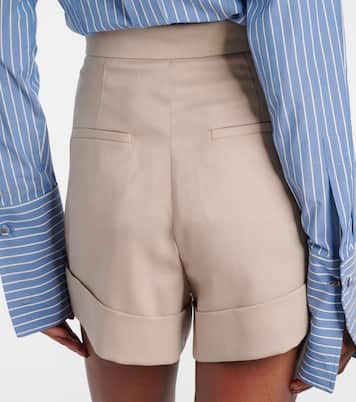 Wool, mohair, and silk shorts | Max Mara