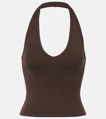 Britt halterneck cotton top | Nili Lotan