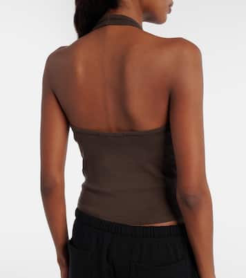 Britt halterneck cotton top | Nili Lotan