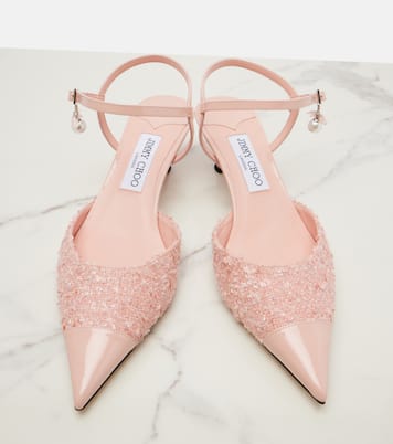 Slingback-Pumps Aren aus Tweed | Jimmy Choo