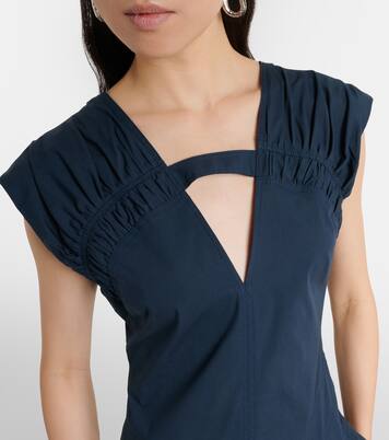 Manoela cotton-blend midi dress | Proenza Schouler