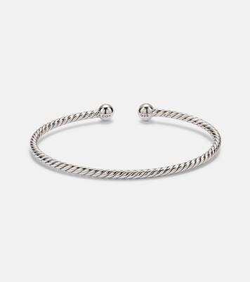 Cable Flex® Micro 925 sterling silver bracelet with diamonds | David Yurman