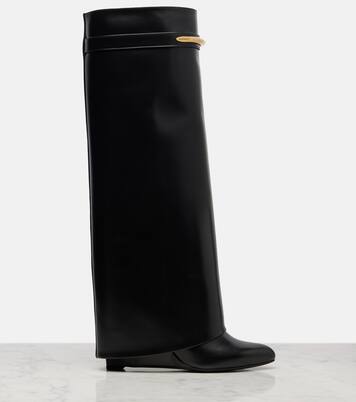 Shark 95 leather knee-high boots | Givenchy