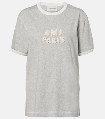 Logo cotton jersey T-shirt | Ami Paris