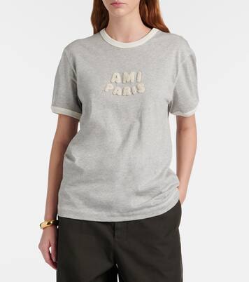 Logo cotton jersey T-shirt | Ami Paris