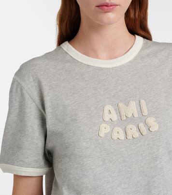 Logo cotton jersey T-shirt | Ami Paris