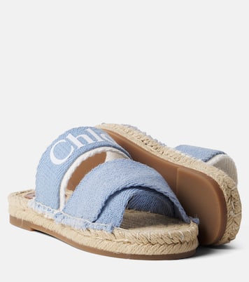 Logo espadrille sandals | Chloé Kids