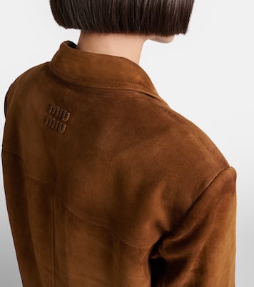 Jacke aus Veloursleder | Miu Miu