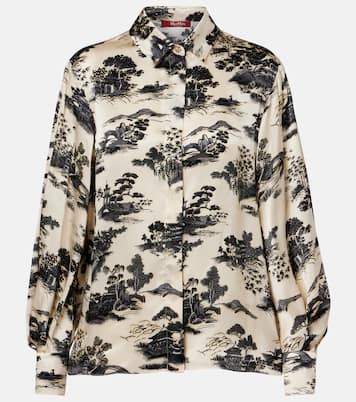 Chemise Vetro imprimée en soie | Max Mara
