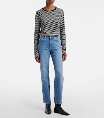 Mid-Rise Straight Jeans Brinley | AG Jeans