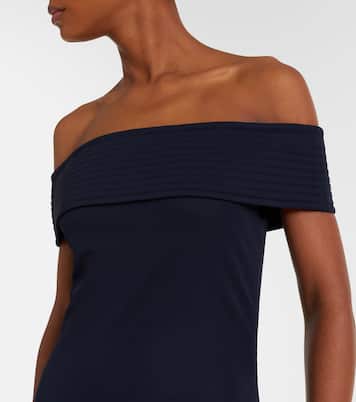 Off-Shoulder-Maxikleid aus Jersey | Alaïa