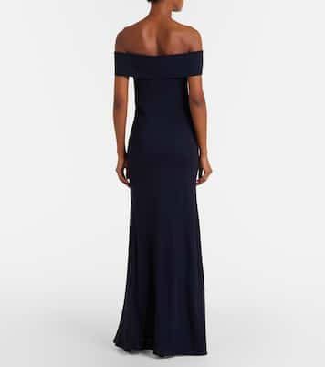 Off-Shoulder-Maxikleid aus Jersey | Alaïa