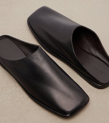 Piper leather mules | The Row
