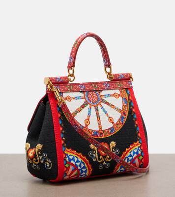Sicily Medium printed top-handle bag | Dolce&Gabbana