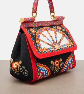 Sicily Medium printed top-handle bag | Dolce&Gabbana