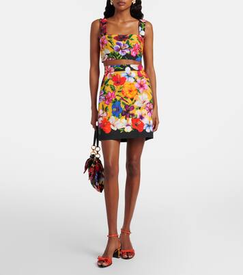 Floral crop top | Dolce&Gabbana