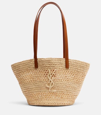 Panier Small raffia bucket bag | Saint Laurent