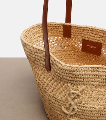 Panier Small raffia bucket bag | Saint Laurent