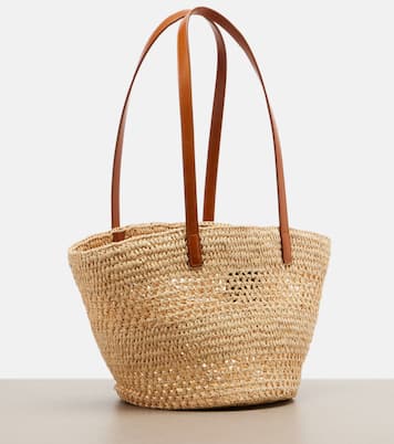 Panier Small raffia bucket bag | Saint Laurent
