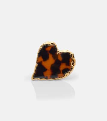Heart embellished ring | Oscar de la Renta