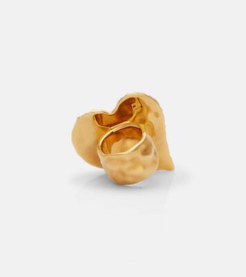 Heart embellished ring | Oscar de la Renta