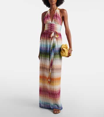 Halterneck maxi dress | Missoni
