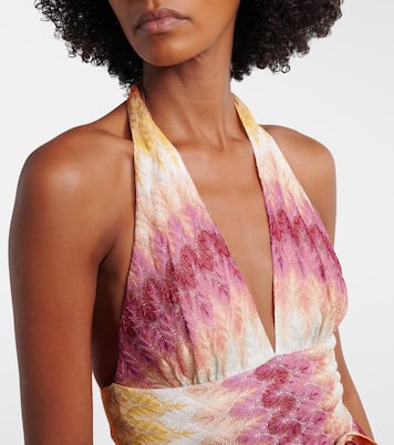 Halterneck maxi dress | Missoni