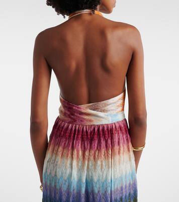 Halterneck maxi dress | Missoni