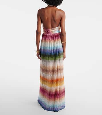Halterneck maxi dress | Missoni