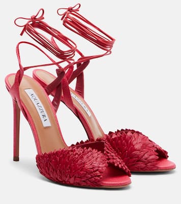 Rio Flirt raffia sandals | Aquazzura
