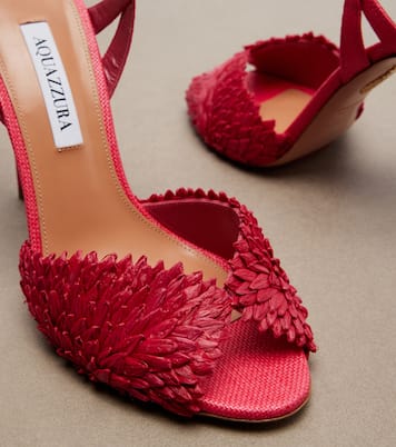 Rio Flirt raffia sandals | Aquazzura