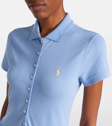 Cotton-blend shirt dress | Polo Ralph Lauren