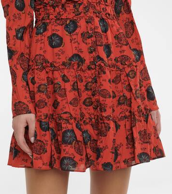 Mini-robe Windsor en coton mélangé à fleurs | Ulla Johnson