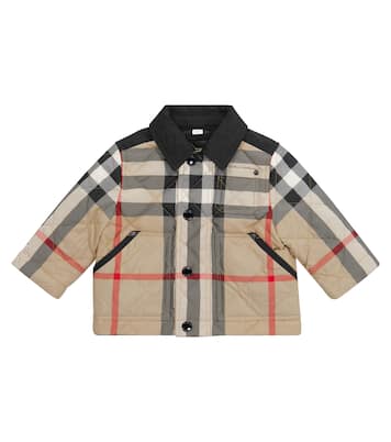Baby Archive Check quilted jacket | Burberry Kids