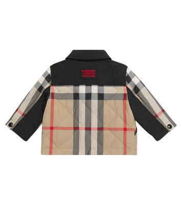 Baby Archive Check quilted jacket | Burberry Kids