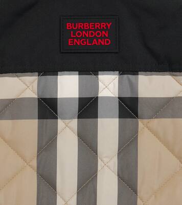 Baby Archive Check quilted jacket | Burberry Kids