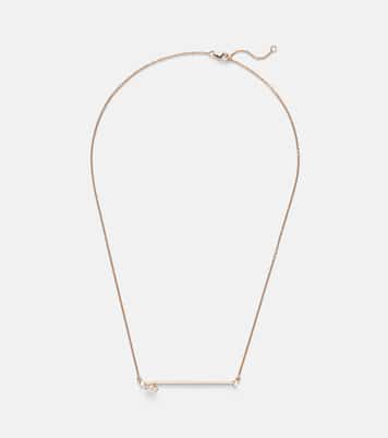 Collana Serti Sur Vide in oro rosa 18kt con diamante | Repossi