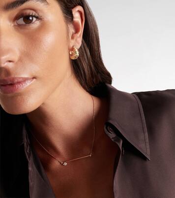 Collana Serti Sur Vide in oro rosa 18kt con diamante | Repossi