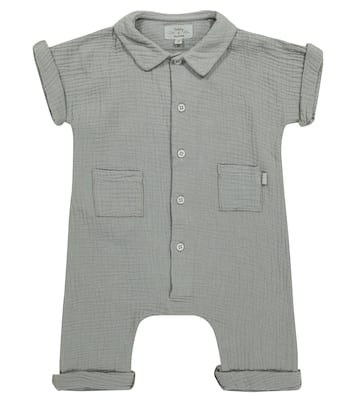Bebé - pelele de algodón seersucker | Il Gufo