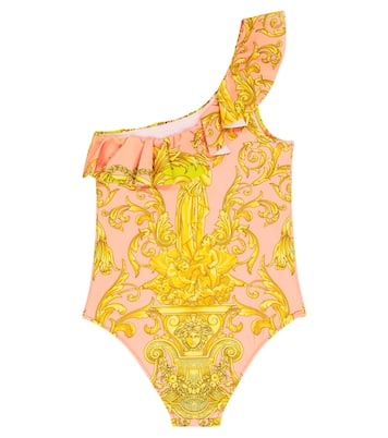 Barocco printed swimsuit | Versace Kids