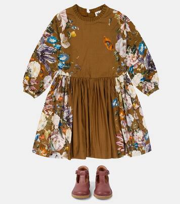 Como floral cotton poplin dress | Molo