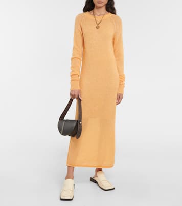 Maxikleid aus Metallic-Strick | Acne Studios