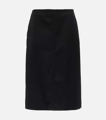 Virgin wool midi skirt | Jil Sander