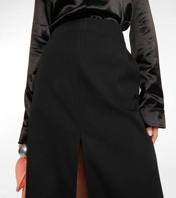 Virgin wool midi skirt | Jil Sander