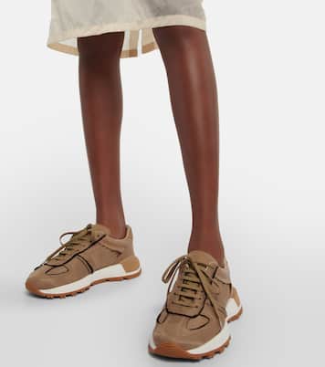 Sneakers 50-50 mit Veloursleder | Maison Margiela